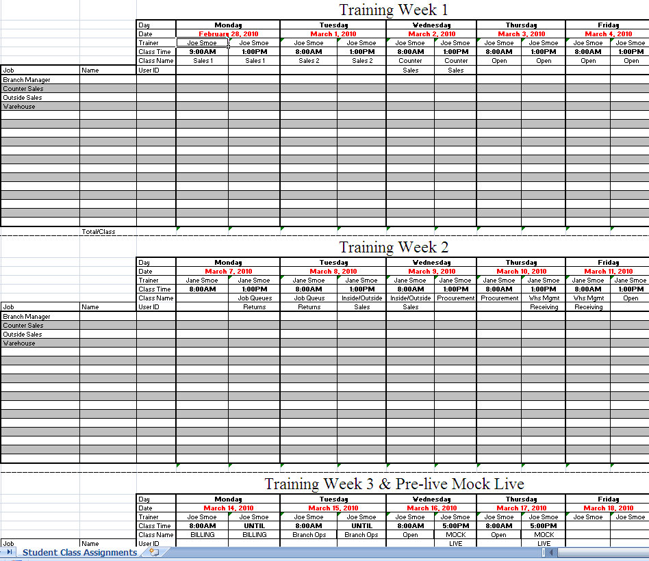 Training Plan Template Word from myexceltemplates.com