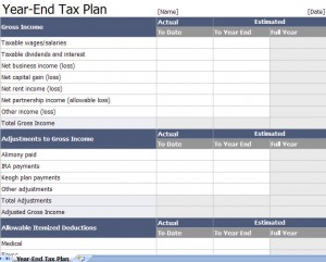 Tax Return Excel Template For Your Needs