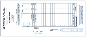 bank deposit slip