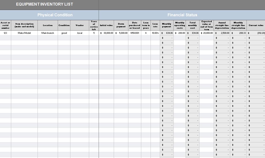 machine keeping track of inventory for small business