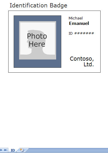 Photographer Id Card Template