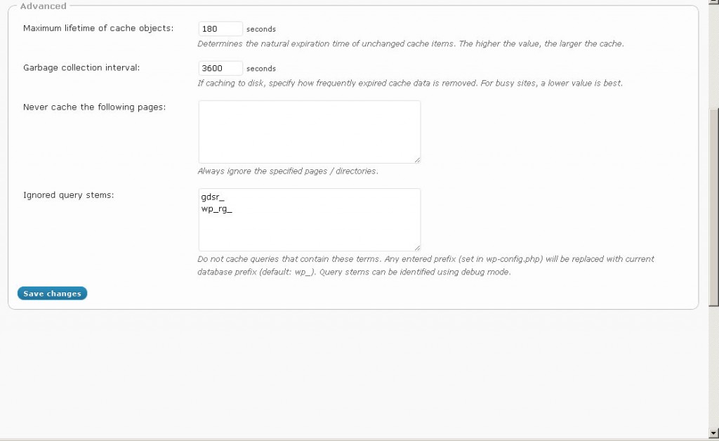 Database Cache W3 Total Cache2 - My Excel Templates