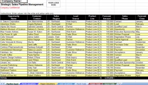 Excel Download Sales Funnel Management Spreadsheet