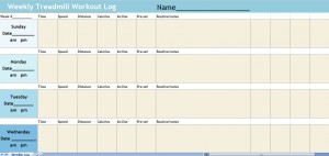 treadmill log spreadsheet