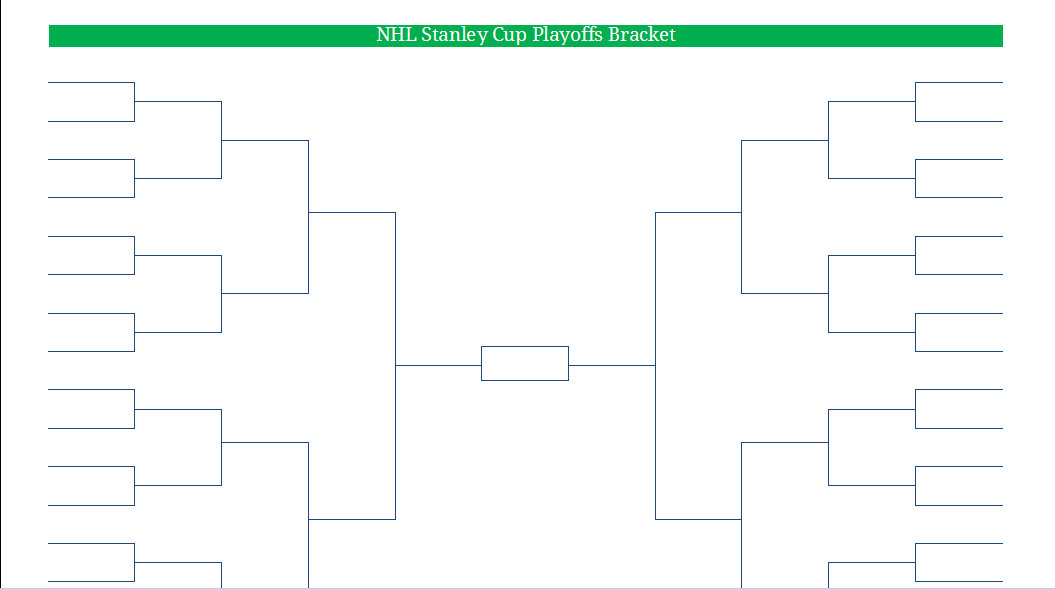 2011 Printable PDF Stanley Cup Playoffs Tournament Bracket 2011