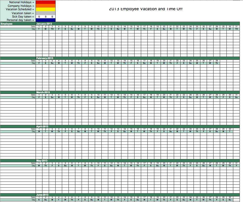 Staff Scheduling Template Excel Free