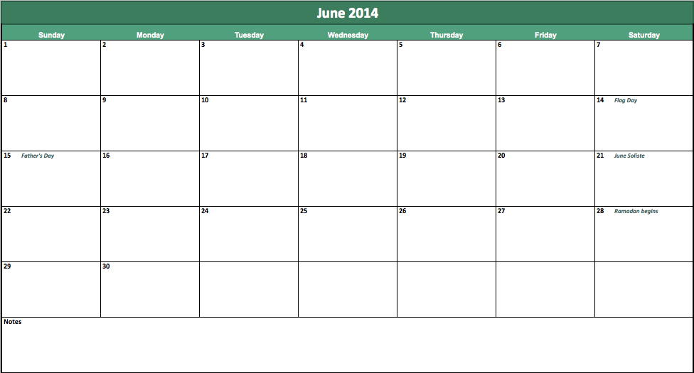 Gallery For gt June Calendar 2013 Events