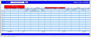 Bill Payment Schedule from MyExcelTemplates.com