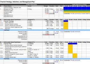 Channel Marketing Plan Template