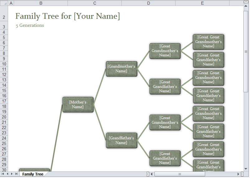 How To Make A Family Tree Chart On Microsoft Word