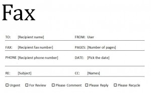 Free Fax Cover Sheets & Fax Templates | MyFax Online Fax