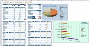 FREE Household Monthly Budget Template