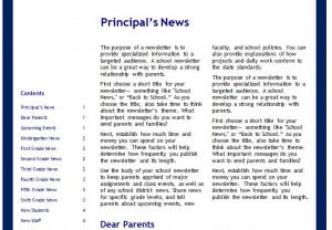 The School Newsletter Templates