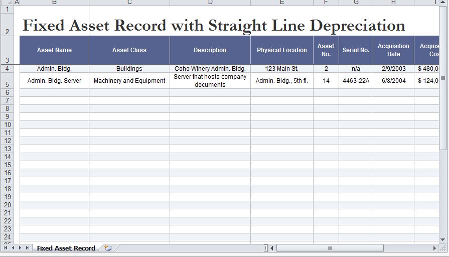 Straight Line Depreciation Calculator