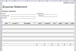 Travel Expense Report Template