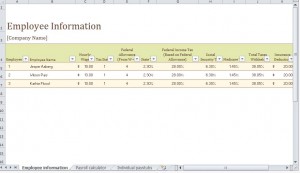 FREE Payroll Template