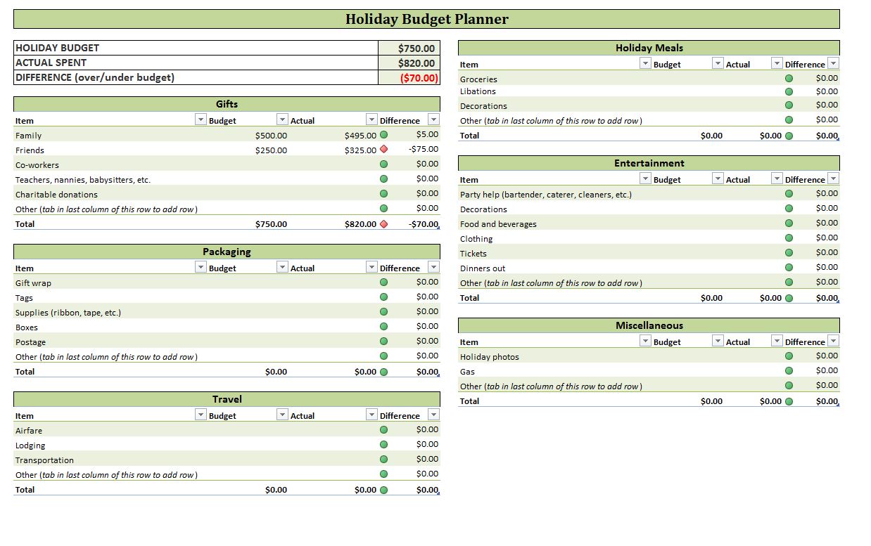 diy budget planner