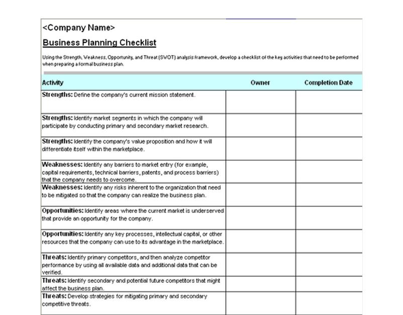 Estate Planning Template Excel