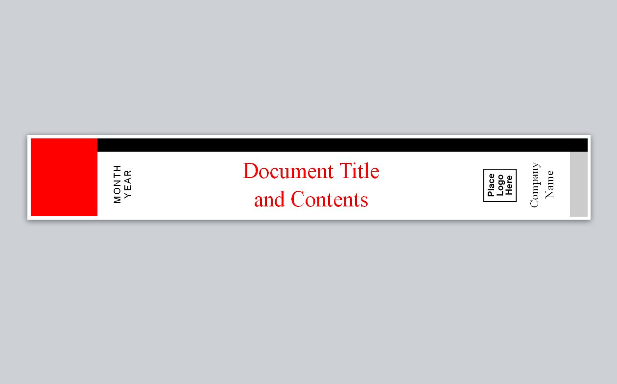 Similar to Avery Binder Spine Template Regarding Binder Spine Template Word
