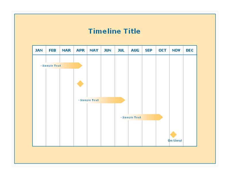 Project Management Timeline Template Word Timeline Spreadshee Project 