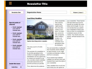 Free Real Estate Newsletter Template