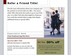 Free Refer A Friend Coupon