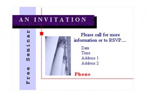 Free Seminar Invitations