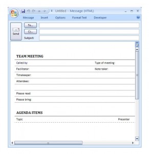 Free Staff Meeting Agenda Template