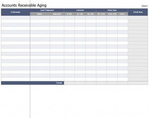 The free Accounts Receivable Aging Workbook