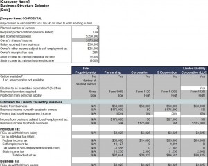 Download the Business Structure Selector here.