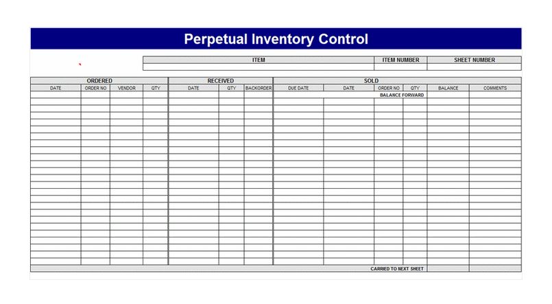 Inventory Logs Template from myexceltemplates.com