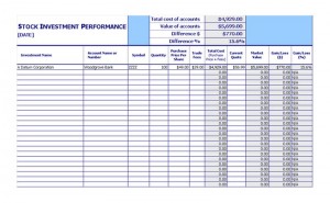 The Stock Investment Tracker