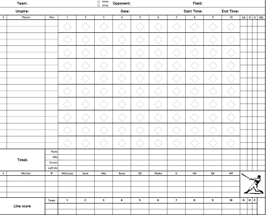 Printable Pitch Count Sheet Printable Word Searches