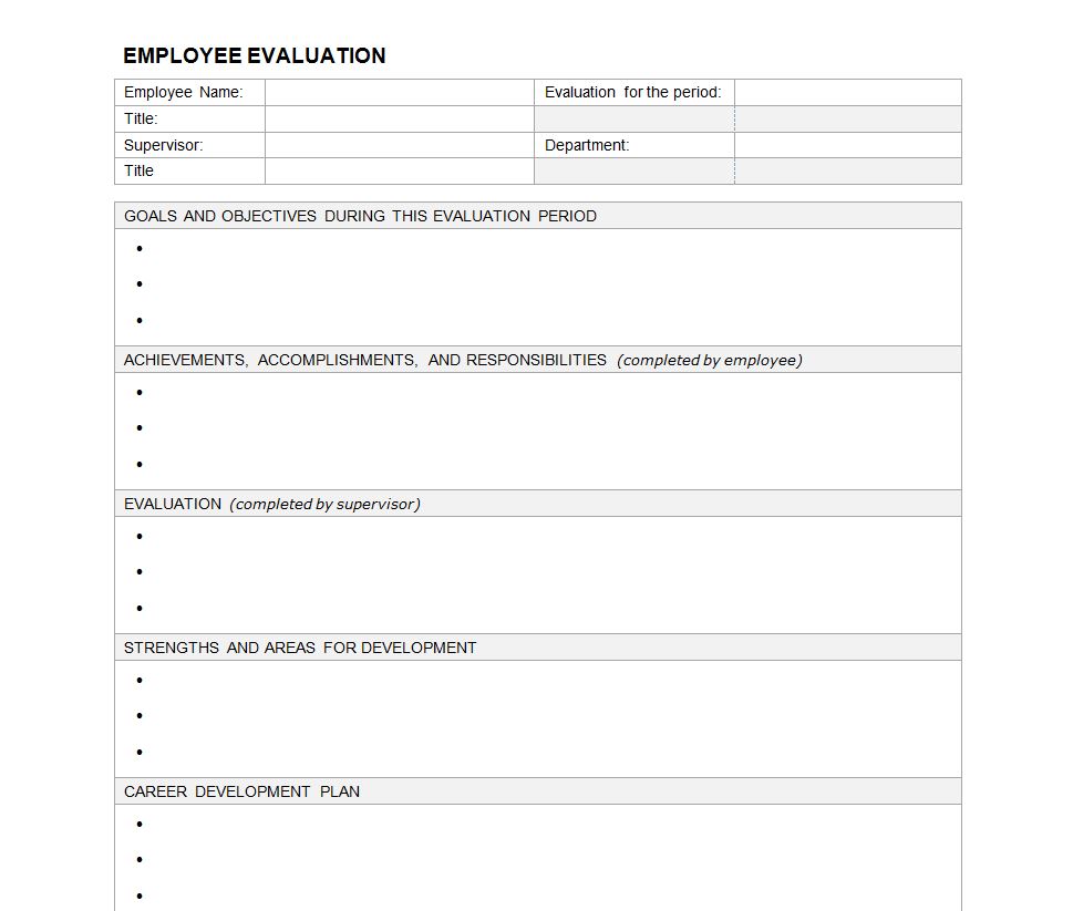 toyota employee performance form #3