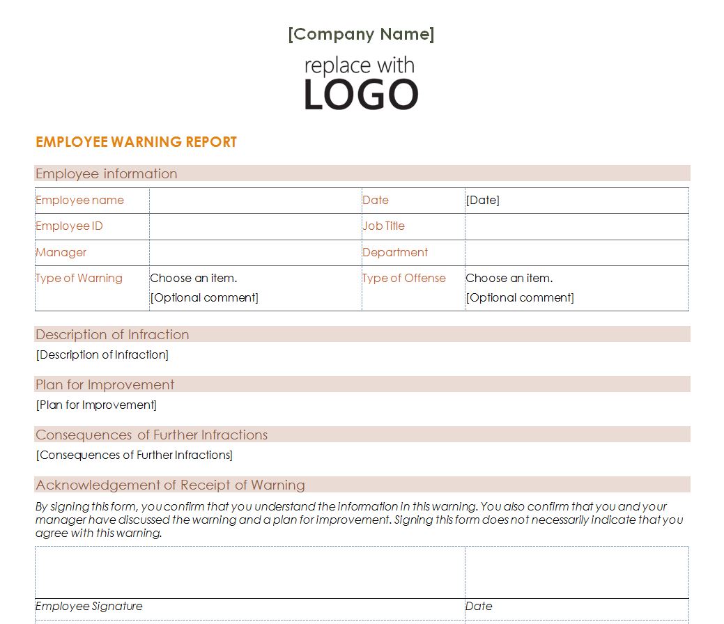 Written Warning Letter To Employee Database Letter Templates Vrogue