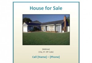 Free House for Sale Flyer Template