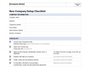 starting my own business checklist