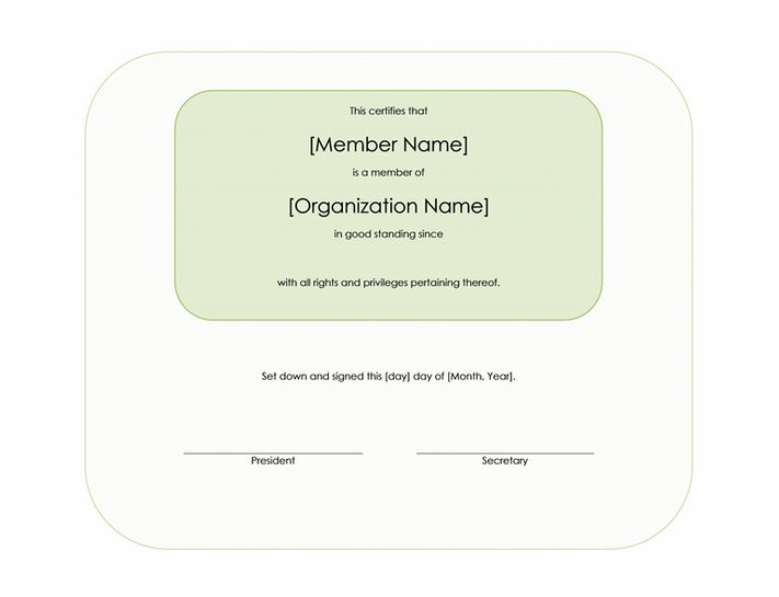 Free Church Membership Certificate Template from myexceltemplates.com