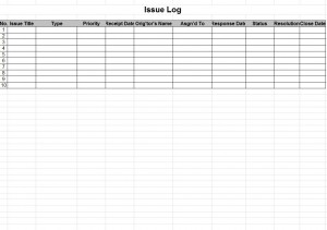 Free Issue Log