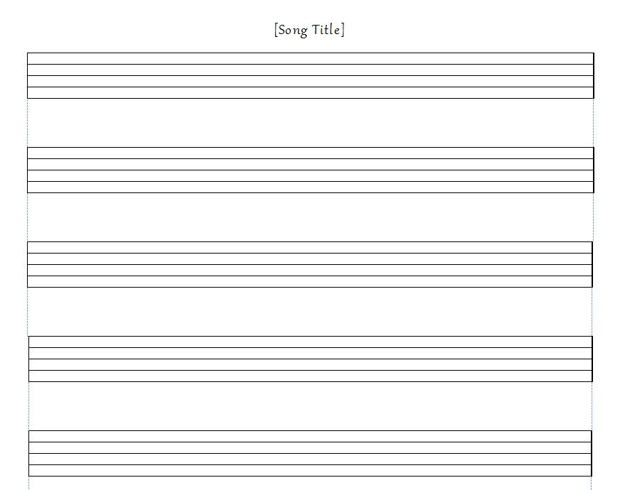 musical note templates for ms word