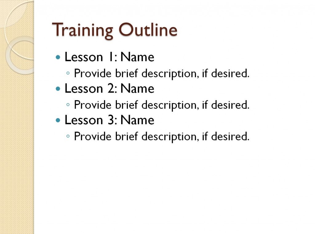 Training Presentation | Training Presentation Template