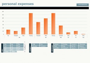 Microsoft Personal Expense Calculator