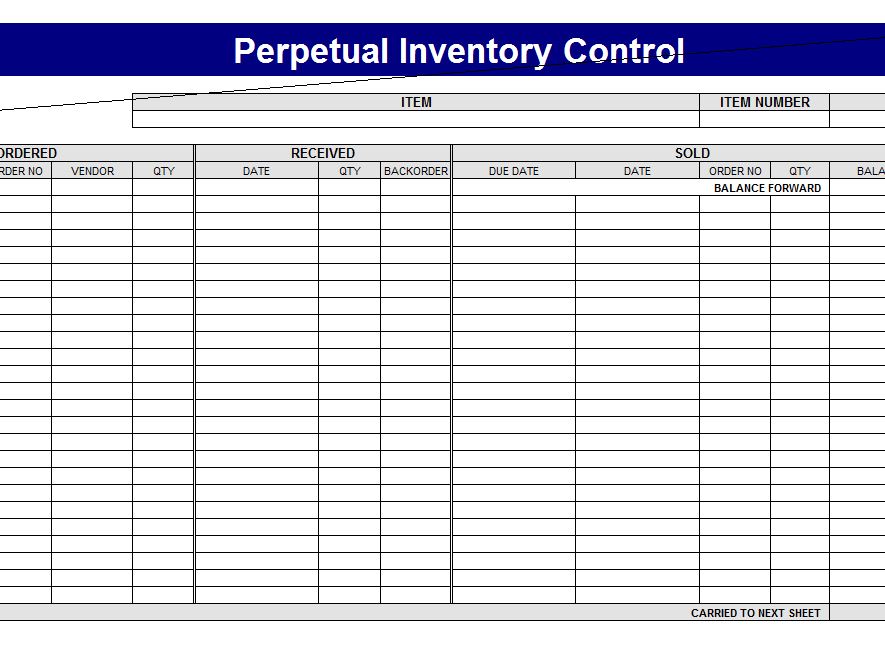 Free Inventory Excel Spreadsheet