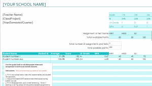 Gradebook Points Calculator