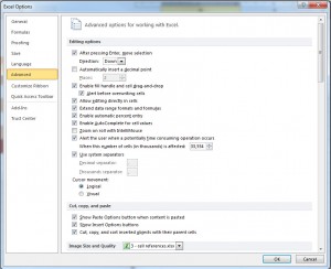 Change Cell Movement After Pressing Enter