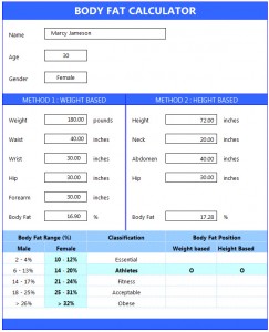 body shaper calculator