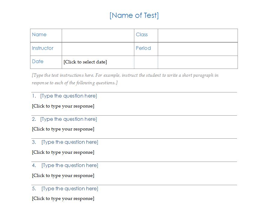 what is essay type test pdf