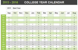 College Yearly Appointment Planner