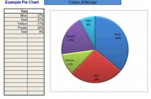 Colorful Pie Chart Template