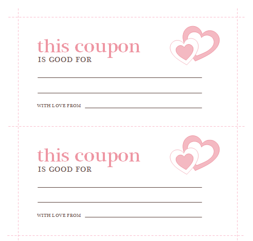 Date Coupon Template Collection